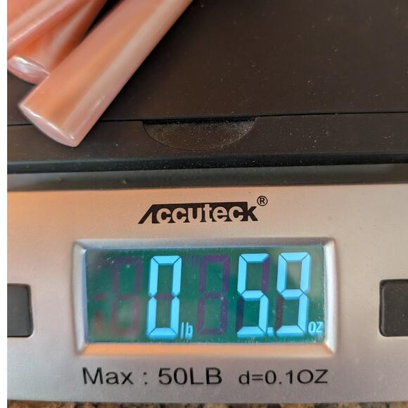 Gibson Roseland Salad Forks Set of 7 Pearlescent Pink Handles Ornate Vintage - Picture 8 of 8